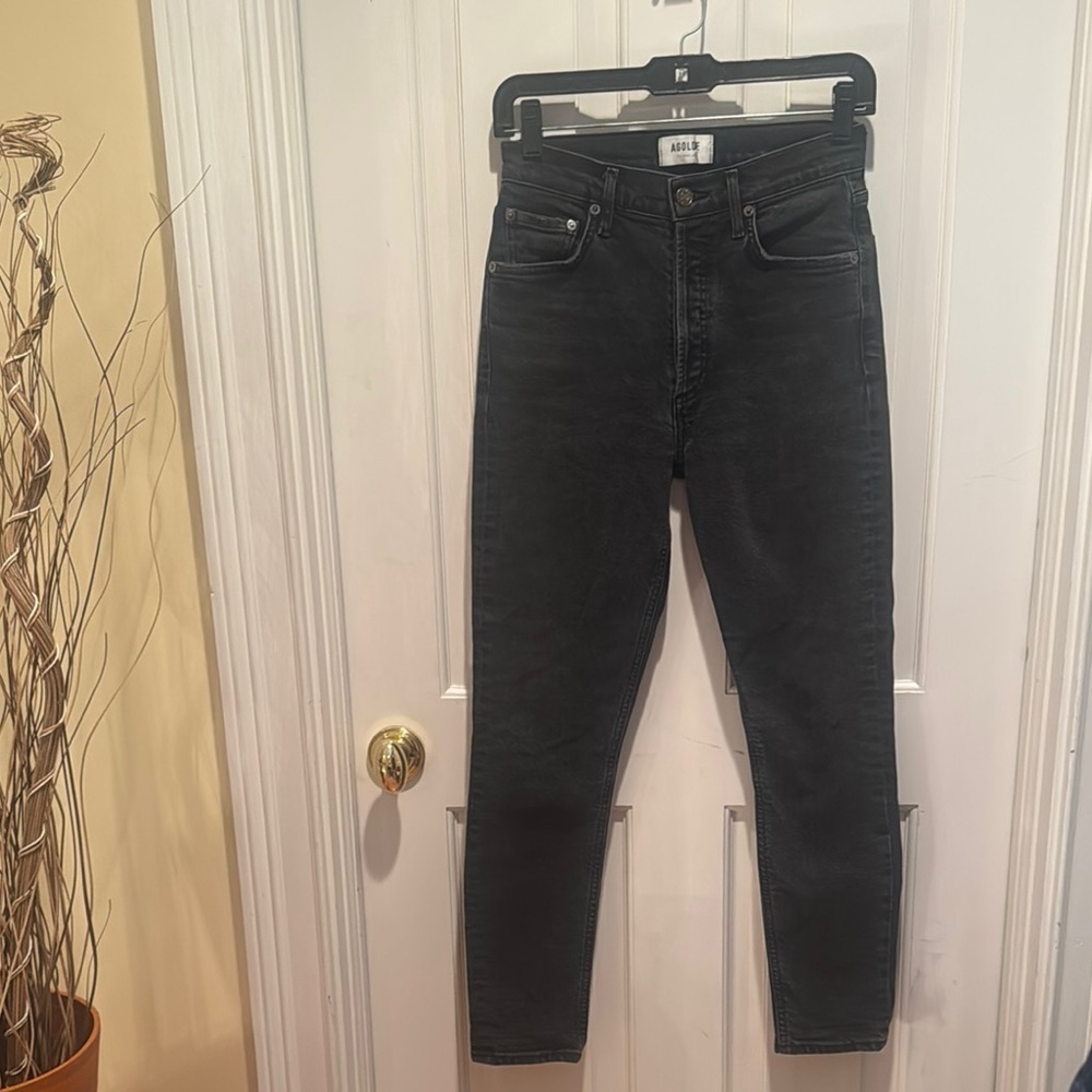 Agolde Hplos Angeles Black Jeans